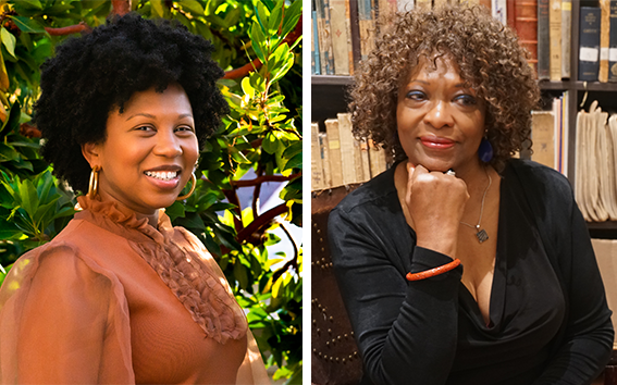 Glory Edim and Rita Dove.